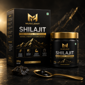 MuscleHit Shilajit 20g premium Ayurvedic supplement